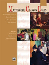 Masterwork Classics Duets piano sheet music cover Thumbnail